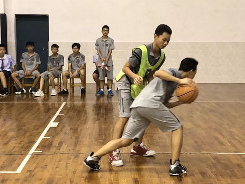 17级篮球赛 秋高气爽,篮球场上激情四射